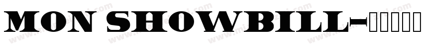 Mon ShowBill字体转换